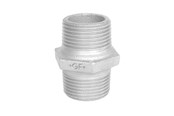 Gewindestücke - +GF+ Hexagon nipple galvanized 2 1/2 - 770280210