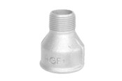 Gewindestücke - +GF+ Socket galvanized reducing for m 1/2" x 3/8" - 770246218