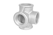 Gewindestücke - +GF+ Tee galvanized side outlet 1 - 770223206