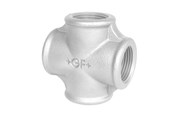 Gewindestücke - +GF+ Cross galvanized 1 - 770180206