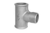 Gewindestücke - +GF+ Tee galvanized for med f 3/4 - 770133205