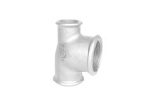 Gewindestücke - +GF+ Tee galvanized 1 1/2" x 1 1/2" x 1/2" - 770130273