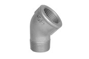 Gewindestücke - +GF+ Elbow 45° black med f 3/4 - 770121105