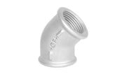 Gewindestücke - +GF+ Elbow 45° galvanized for f 3/4" - 770120205