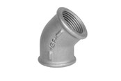 Gewindestücke - +GF+ Elbow 45° black for f 3/4 - 770120105