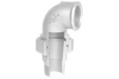 Gewindestücke - +GF+ Union elbow galvanized conical for m 1 1/2 - 770098208