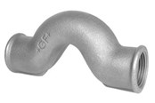 Gewindestücke - +GF+ Crossover bend black for f 1 x 1 - 770085106