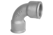 Gewindestücke - +GF+ Short bend 90° black for f 1/2 - 770012104