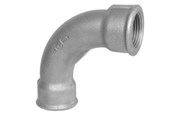 Gewindestücke - +GF+ Long sweep bend black for f 90° 3/8 - 770002103