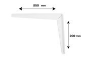 Halterungen & Scharniere  - Home>it Shelf bracket T-profile 200 x 250mm - white - 16350
