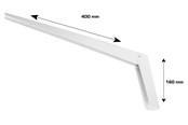 Halterungen & Scharniere  - Home>it Folding shelf bracket 400 x 160mm - white - 16384