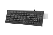 Tastaturen - Natec KLAWIATURA Z CZYTNIKIEM KART SMART ID MORAY - Tastatur - Englisch (US) - Schwarz - NKL-1055