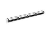 Netzwerkzubehör - Lanberg patch panel 24 port 1U cat.6A UTP grey - PPUA-1024-S