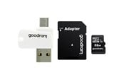 Speicherkarten - GOODRAM microSD/SD + Card Reader M1A4 - 100MB/s - 32GB - M1A4-0320R12