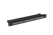 Netzwerkzubehör - Lanberg PPS7-1024-B - patch panel - 1U - 19" - PPS7-1024-B