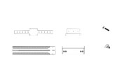 Wandhalterungen, AV-Halterungen & AV-Möbel - Yealink VESA mount for MVC400/A20/UVC40/A30 - Max - recommended for - VCS-TVMount2