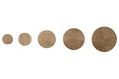 Halterungen & Scharniere  - Home>it Set of 5 pegs - oak - 12238