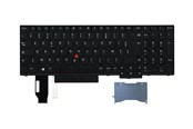 Tastaturen - Lenovo Chicony - Portable Keyboard - Ersatz - Französisch - Schwarz - 01YP571