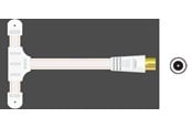 Antennen - Sinox FM Antenna for Radio - 1.8m - White - SXFM009
