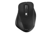 Maus - Deltaco Office ergonomic mouse silent clicks wir - Maus (Schwarz) - DELO-0310
