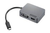 Dockingstationen - Lenovo Travel Hub Gen2 - docking station - USB-C - VGA HDMI - GigE - 4X91A30366