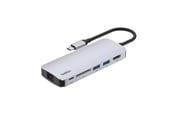 Dockingstationen - Belkin USB-C 6-in-1 Multiport Adapter - AVC008BTSGY