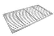 Einrichtung - Home>it Doorstep grid rectangular - galvanised - 19018