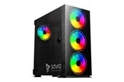 Gehäuse - Savio Prime X1 ARGB - MDT - extended ATX - Gehäuse - Tower - Schwarz - SAVGC-PRIMEX1