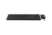 Tastaturen - MediaRange MROS107 - keyboard and mouse set - QWERTZ - black - Tastatur & Maus Set - Schwarz - MROS107