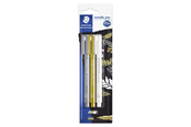 Utensilien zum Schreiben und Zeichnen - Staedtler Metal.pen gold.silver& white pen BC - 8323-S BK3