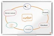 Konferenz und Präsentation - Nobo Premium Plus Whiteboard Emaille 90 x 60 cm - 1915144