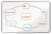 Konferenz und Präsentation - Nobo Premium Plus Whiteboard Stahl 90 x 60 cm - 1915155