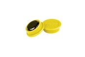 Konferenz und Präsentation - Nobo Magnete, 13 mm, 10 Stück, schwarz Gelb - 1915288