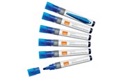 Konferenz und Präsentation - Nobo Liquid Ink Boardmarker, trocken abwischbar, 10 Stück Blau - 1915378