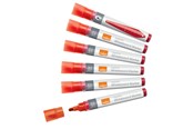 Konferenz und Präsentation - Nobo  Liquid Ink Boardmarker, trocken abwischbar, 10 Stück Rot - 1915379