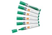 Konferenz und Präsentation - Nobo Liquid Ink Boardmarker, trocken abwischbar, 10 Stück Grün - 1915380