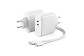 Handys - Adapter und Ladegeräte - ALOGIC 2X63 Rapid Power 63W GaN Charger - Incl. 2m USB-C Charging Cable - WCG2X63-EU