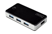 USB-Hubs - DIGITUS DA-70231 - hub - 4 ports USB-Hubs - USB 3.2 - 4 - Schwarz - DA-70231