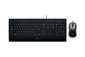 Tastaturen - Logitech Corded K280e - Tastaturen - Französisch - Schwarz - 920-005210