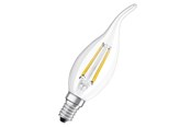 LED-Birnen - Osram LED-Lampe Candle Filament 4W/827 (40W) Clear E14 - 4058075434226