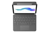 Tastaturen - Logitech Folio Touch - Tastatur & Folio-Set - Deutsch - Grau - 920-009956
