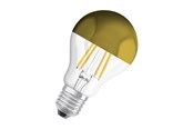 LED-Birnen - Osram LED-Lampe Standard 4W/827 (37W) filament clear mirror gold E27 - 4058075435360
