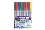 Utensilien zum Schreiben und Zeichnen - Artline EK541T/8W WB marker set w.8 ass. - EK541T/8W