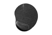 Mauspads & Zubehör - Gembird MP-GEL-BLACK - mouse pad with wrist pillow - MP-GEL-BK