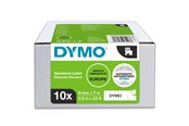 Papier, Fotopapier und Etiketten - DYMO D1-Etikettenband | schwarz auf weiß | 9 mm x 7 m | 10 Stück - 2093096