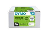 Papier, Fotopapier und Etiketten - DYMO LabelWriter Mehrzwecketiketten | 32 mm x 57 mm | 6 Rollen mit je 1.000 leicht ablösbaren Etiketten (6.000 Etiketten) | selbstklebende Etiketten - 2093094
