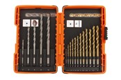 Bohrer & Bits - Boxer Drill bit set – 17 pcs. (combi) - 31316