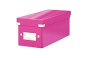 Archivierung und Aufbewahrung - Leitz Click & Store WOW CD Aufbewahrungsbox Pink - 60410023