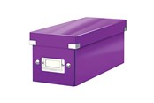 Archivierung und Aufbewahrung - Leitz  Click & Store WOW CD Aufbewahrungsbox Violett - 60410062