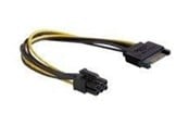 Stromkabel (Intern) - DeLOCK power cable - SATA power to 6 pin PCIe power - 21 cm - 82924